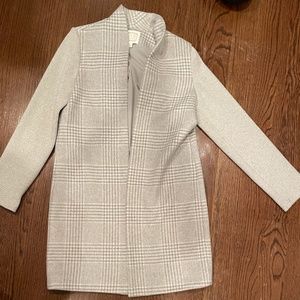 Sail to Sable Grey Plaid Coat